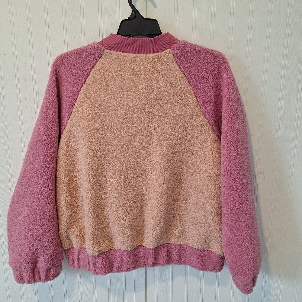 NWT Universal Thread Pink Colorblock Sherpa Bomber Jacket - Picture 13 of 14